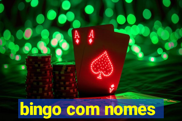 bingo com nomes